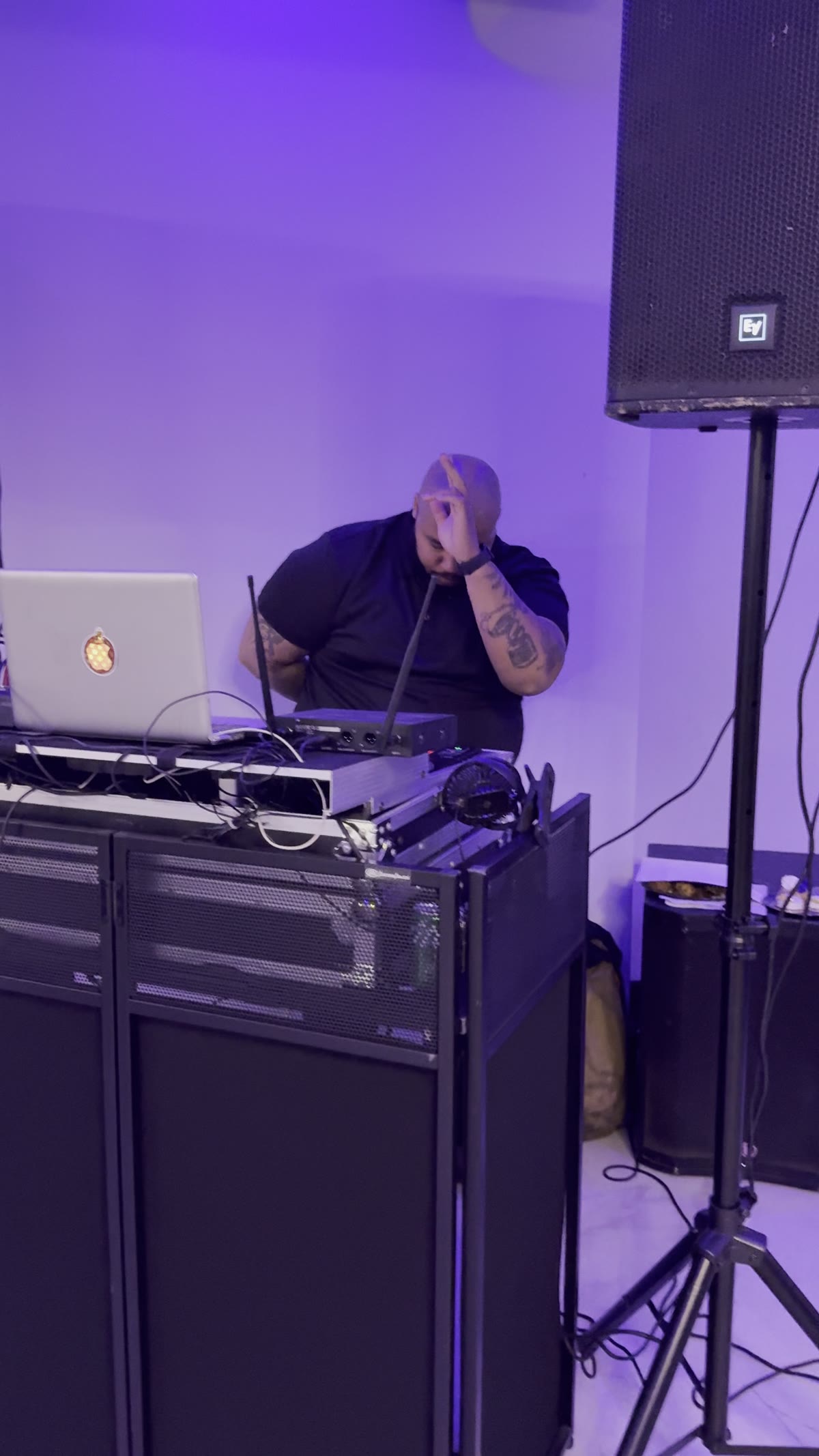 DJ GMi hosting a corporate or community event