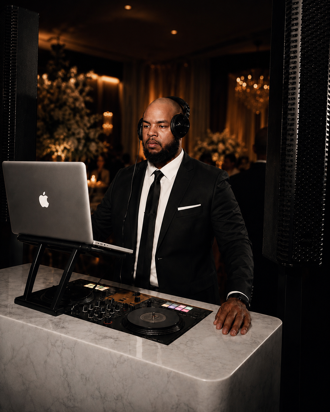 DJ GMi at the booth