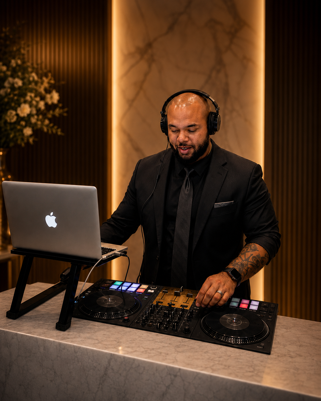 DJ GMi clean equipment setup